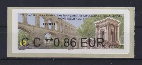 Frankreich 2019 ATM Montpellier Viadukt Druck NABANCO  ** 