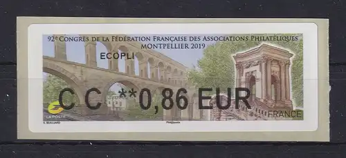 Frankreich 2019 ATM Montpellier Viadukt Druck LISA 2  ** 