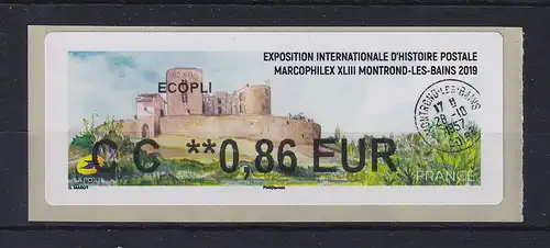 Frankreich 2019 ATM Marcophilex Montrond-les-Bains ** 