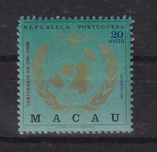 Macau 1973 100 Jahre OMM Mi.-Nr. 457 **