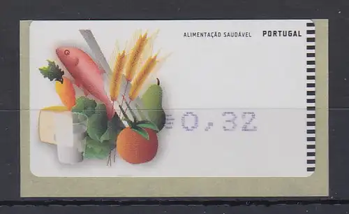 Portugal 2009 ATM Ernährung Amiel Mi.-Nr. 68.2 blauviolett Wert 0,32 **