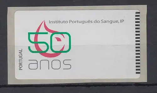 Portugal 2008 ATM Blutbank Mi.-Nr. 64 Leerfeld