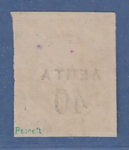 Griechenland 1900 Hermeskopf mit Aufdruck 40L Mi.-Nr. 109 B gestempelt