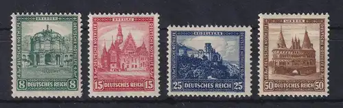 Deutsches Reich Nothilfe 1931 Bauwerke Mi.-Nr. 459-62 Satz ** 