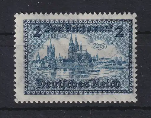 Deutsches Reich 1930 Freimarke 2 Reichsmark Mi.-Nr. 440 ** 