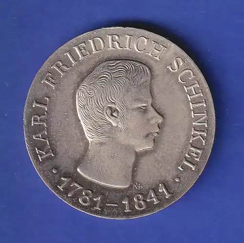 DDR 10 Mark Gedenkmünze 1966 Karl Friedrich Schinkel stempelglanz stg 