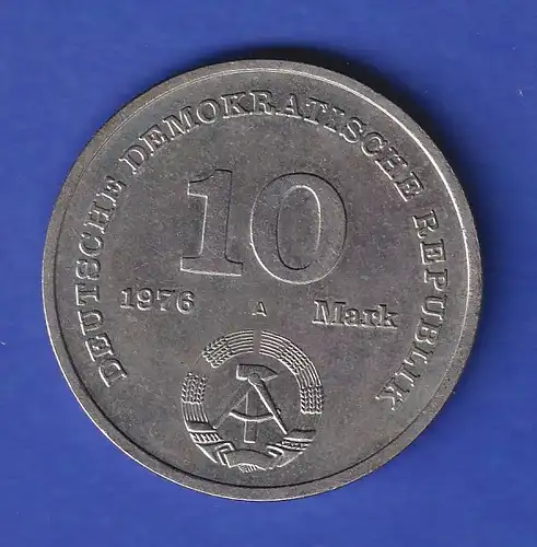 DDR 10 Mark Gedenkmünze 1976  20 Jahre Nationale Volksarmee , stempelglanz stg