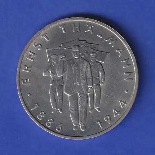 DDR 10 Mark Gedenkmünze 1986 Ernst Thälmann, Erhaltung stempelglanz stg 