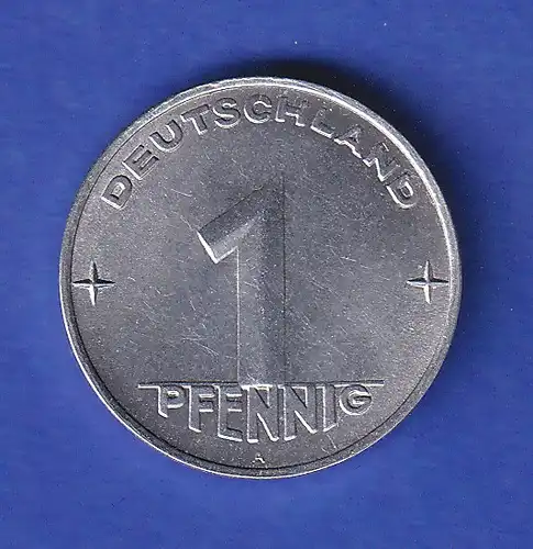DDR  Aluminium-Münze 1 Pfennig A 1953 vorzüglich !