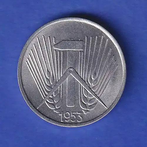 DDR  Aluminium-Münze 1 Pfennig A 1953 vorzüglich !