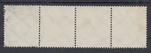 Dt. Reich Flugpost 1926 20Pfg mit 3 Leerfeldern links Mi.-Nr. W21.3 gestempelt.