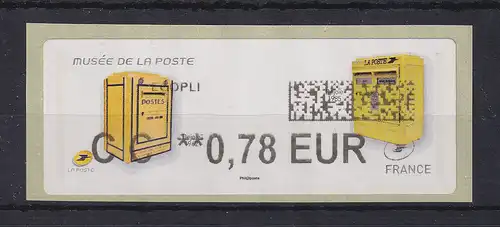 Frankreich 2018 ATM Postmuseum / Briefkästen ** 