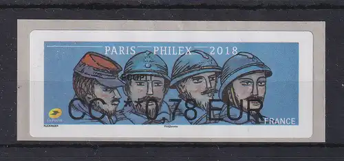 Frankreich 2018 ATM PARIS - PHILEX  Druck Nabanco ** 