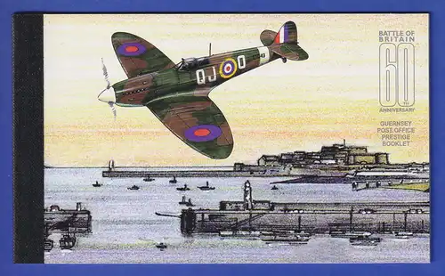 Guernsey 2000 60 Jahre Luftschlacht um England Markenheftchen Mi.-Nr. MH 44 **