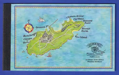 Guernsey-Alderney 1997 Historische Entwicklung Markenheftchen Mi.-Nr. MH 6 **