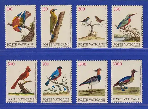 Vatikan 1989 Mi.-Nr. 976-983 Vögel Satz kpl. ** 