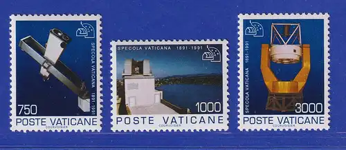 Vatikan 1991 Mi.-Nr. 1040-1042 Satz kpl. **  Vatikanische Sternwarte