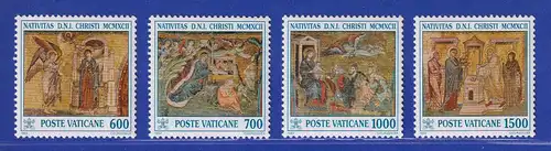 Vatikan 1992 Mi.-Nr. 1075-1078 Satz kpl. ** Weihnachten 