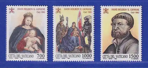 Vatikan 1993 Mi.-Nr. 1104-1106 Satz kpl. ** Hans Holbein