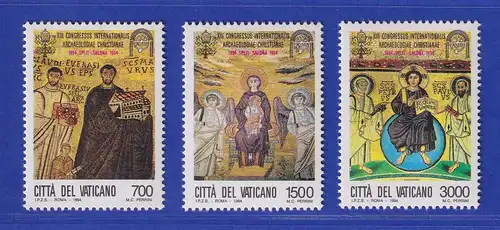 Vatikan 1994 Mi.-Nr. 1124-1126 Satz kpl. ** Kongress für Christliche Archäologie