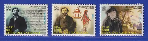 Vatikan 2001 Mi.-Nr. 1369-1371 Satz kpl. ** Giuseppe Verdi