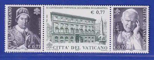 Vatikan 2002 Mi.-Nr. 1404-1406 Satz kpl. ** Päpstliche Accademia Ecclesiastica