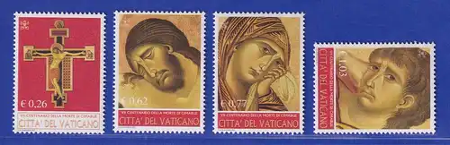Vatikan 2002 Mi.-Nr. 1417-1420 Satz kpl. ** 700. Todestag von Cimabue