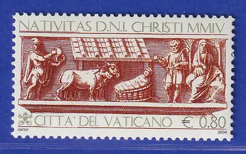 Vatikan 2004 Mi.-Nr. 1513 Sondermarke ** Weihnachten