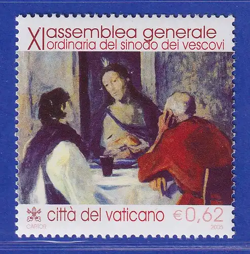 Vatikan 2005 Mi.-Nr. 1533 Sondermarke ** Generalversammlung der Bischofssynode