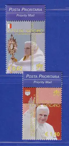 Vatikan 2006 Mi.-Nr. 1558-1559 Satz kpl. ** Papst Benedikt XVI.