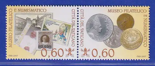 Vatikan 2007 Mi.-Nr. 1590-1591 Satz kpl. ** Museum für Philatelie und Numismatik