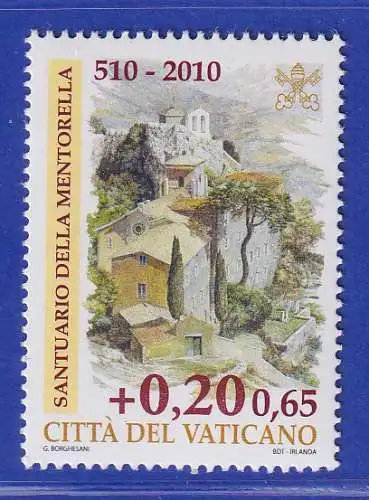 Vatikan 2010 Mi.-Nr. 1664 Sondermarke ** Wallfahrtskirche der Mentorella