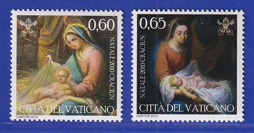 Vatikan 2010 Mi.-Nr. 1686-1687 Satz kpl. ** Weihnachten
