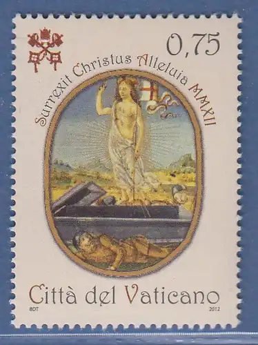 Vatikan 2012 Mi.-Nr. 1731 Sondermarke ** Ostern