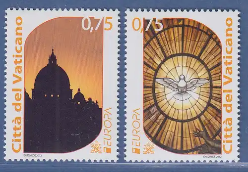 Vatikan 2012 Mi.-Nr. 1740-41 Satz kpl. ** Europa: Petersdom