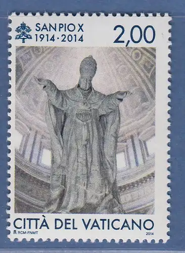 Vatikan 2014 Mi.-Nr. 1816 Sondermarke ** 100. Todestag von Papst Pius X.