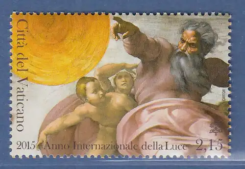 Vatikan 2015 Mi.-Nr. 1831 Sondermarke ** Internationales Jahr des Lichts