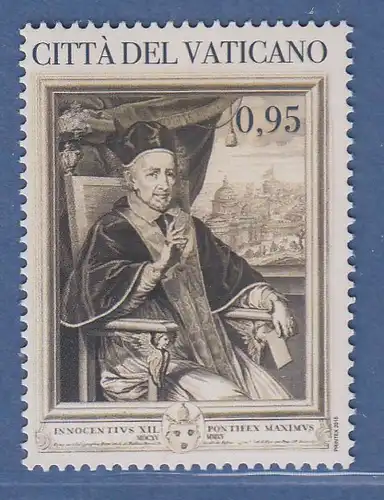 Vatikan 2015 Mi.-Nr. 1853 Sondermarke ** Papst Innozenz XII. 