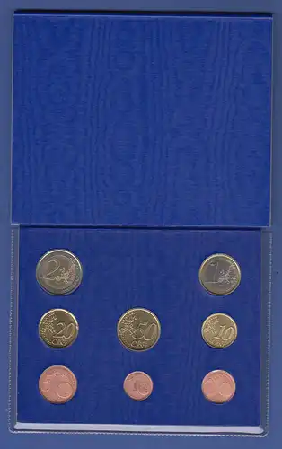 Vatikan Euro-Kursmünzensatz 2007  Papst Benedikt XVI.   Top-Zustand !
