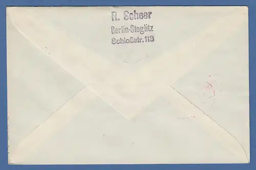 Dt. Reich Zeppelin LZ 127 Brief nach Madrid 1930 mit EF Mi.-Nr. 423 