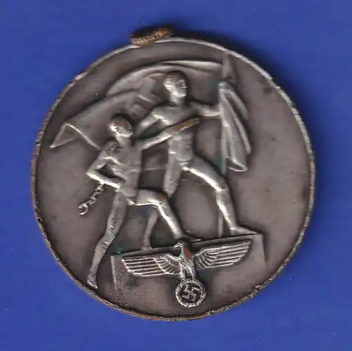 Deutsches Reich 1938 Silbermedaille 13.März 1938