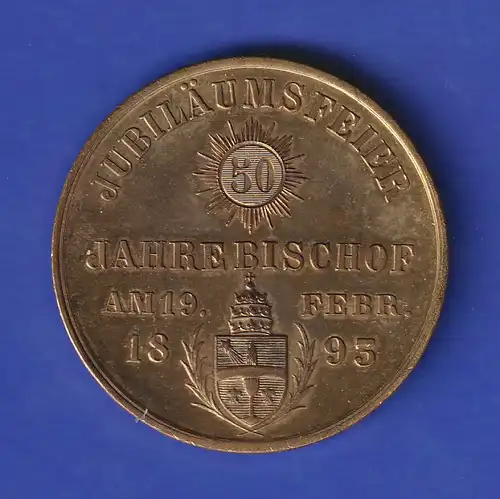 Erinnerungsmedaille Goldenes Bischofsjubiläum Papst Leo XIII. 19. Febr. 1893 