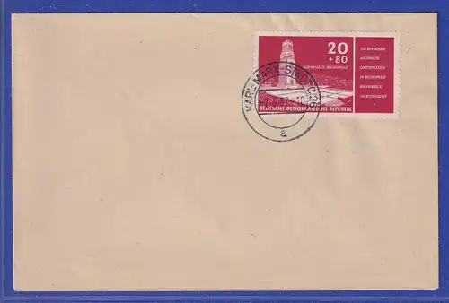 DDR 1957 Gedenkstätte Buchenwald Mi.-Nr. 538 gest. auf blanco-Umschlag