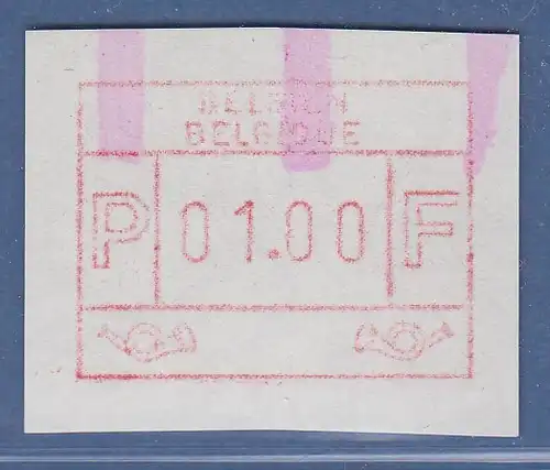 Belgien FRAMA-ENDSTREIFEN-ANFANGS-ATM ohne Aut.-Nr. BELGIEN / BELGIQUE **  RRR !