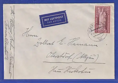 Berlin 1957 hl. Uta Mi.-Nr. 173  auf Lp-Brief von Berlin nach Oberstdorf