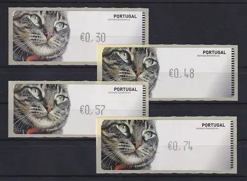 Portugal 2005 ATM Katze Mi.-Nr. 52 Satz 4 Werte **