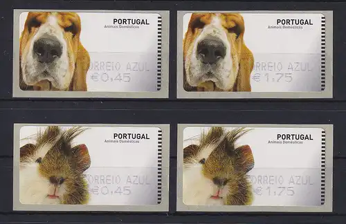 Portugal 2005 ATM Hund / Hamster SMD Mi-Nr 50-51 je Satz AZUL 2 Werte **