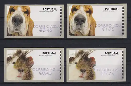 Portugal 2005 ATM Hund / Hamster NewVision Mi-Nr 50-51 je Satz AZUL 45-175 **