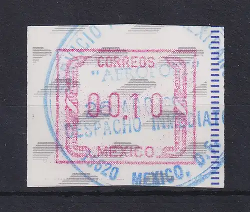 Mexiko Frama-ATM Mi.-Nr. 5 Kleinwert 00,10 mit O 25.8.94