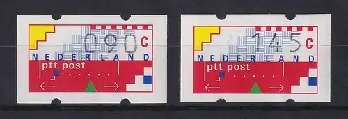 Niederlande Klüssendorf-ATM Mi.-Nr. 1 Versandstellen-Satz VS5  90-145 **